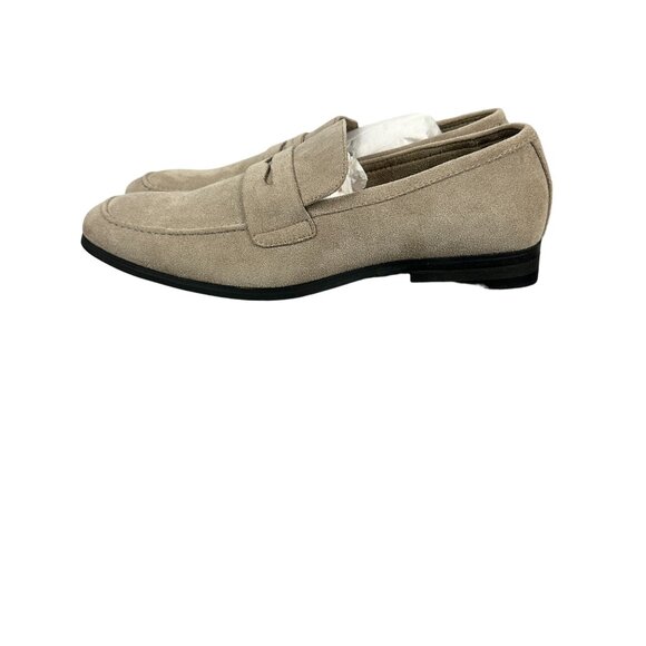 Nick Graham Mens Altred Suede Loafers Beige Size 8.5 NEW main image 4